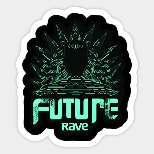 Future Rave Artwork Sticker